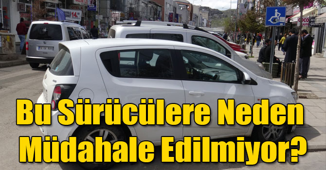 Kars'ta Engelli Araç Park Yerleri İşgal Ediliyor