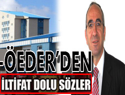 KAÜ-ÖEDER Başkanı Arslan;Teşekkürler