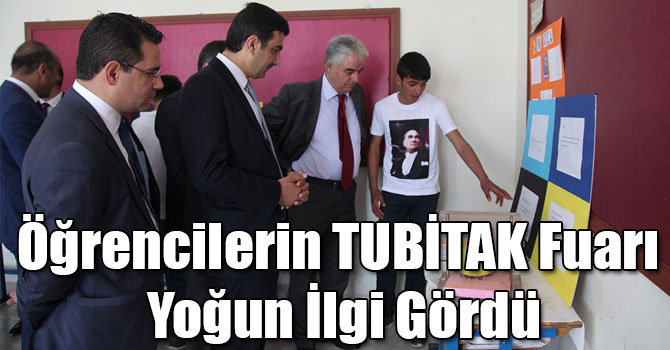 Öğrencilerin TUBİTAK Fuarı Yoğun İlgi Gördü