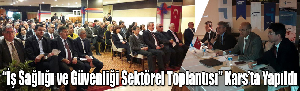 “İş Sağlığı ve Güvenliği Sektörel Toplantısı” Kars’ta Yapıldı