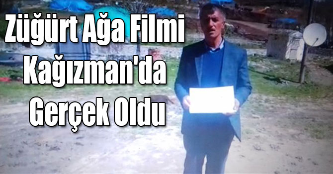 Züğürt Ağa Filmi Kağızman'da Gerçek Oldu