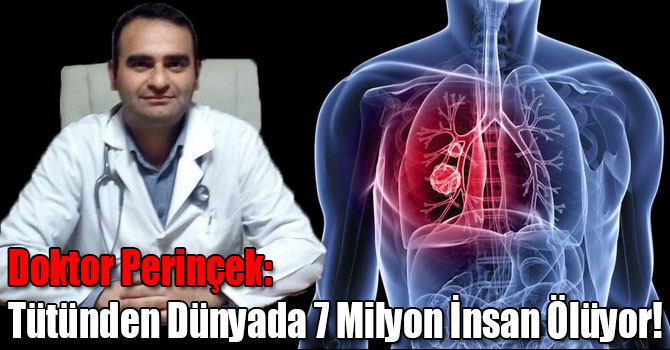 Doktor Perinçek: Tütünden Dünyada 7 Milyon İnsan Ölüyor!