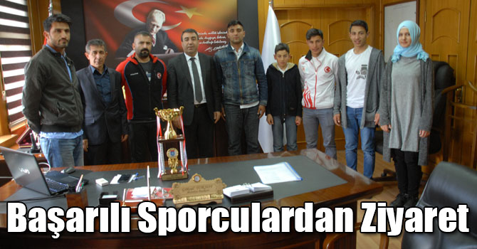 Başarılı Sporculardan Başkan Toksoy’a Ziyaret