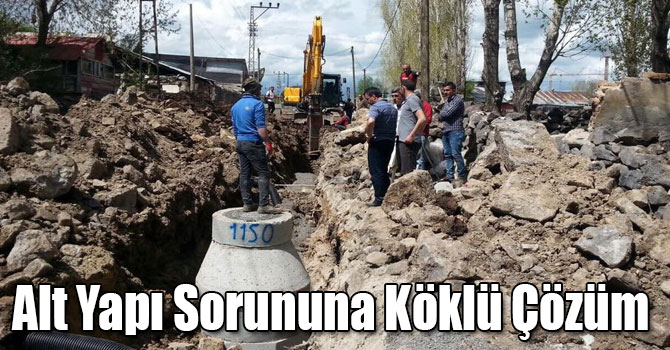 Sarıkamış’ın Alt Yapı Sorununa Köklü Çözüm