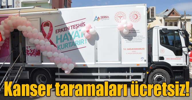 Kars’ta kanser taramaları (KETEM) ve (ASM) de ücretsiz yapılıyor