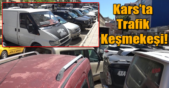 Kars’ta Trafik Keşmekeşi!