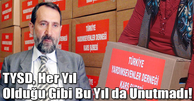 TYSD, Her Yıl Olduğu Gibi Bu Yıl da Unutmadı!