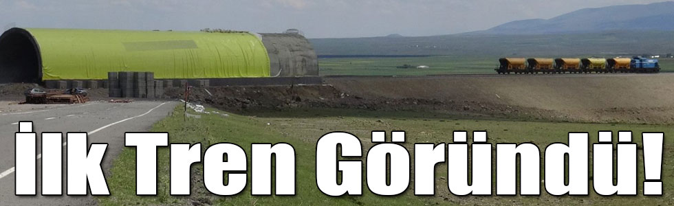 Bakü Tiflis Kars (BTK) Demiryolu'nda İlk Tren Göründü!