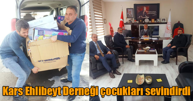 Kars Ehlibeyt Derneği çocukları sevindirdi