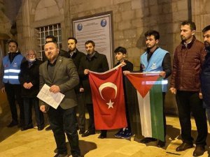 İsrail’in saldırısına Düzce’de tepki