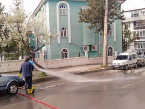 Yunus Emre’nin cadde ve sokaklar yıkandı