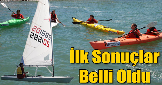 Yelken ve Kano Yarışlarının İlk Sonuçları Belli Oldu