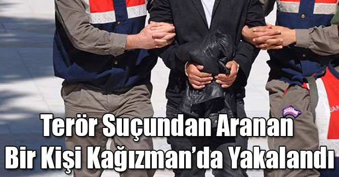 Terör Suçundan Aranan Bir Kişi Kağızman’da Yakalandı