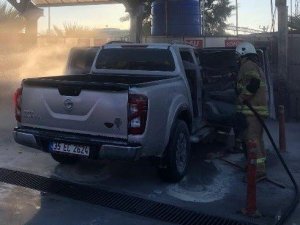 İzmir’de araç yıkama sırasında çıkan yangında bir çocuk yaralandı