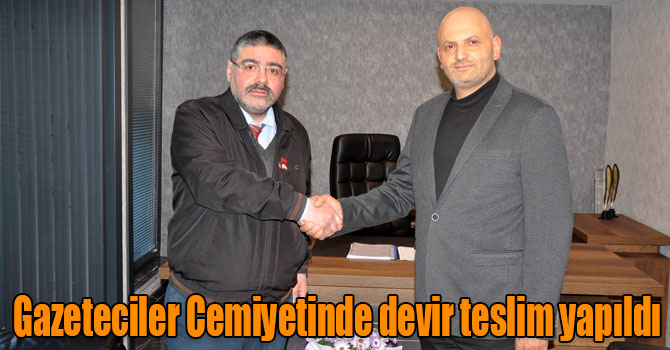 Gazeteciler Cemiyetinde devir teslim yapıldı