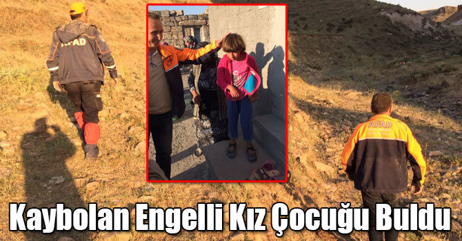 Kars’ta Kaybolan Engelli Kız Çocuğunu AFAD Buldu