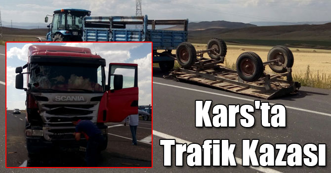 Kars'ta Trafik Kazası