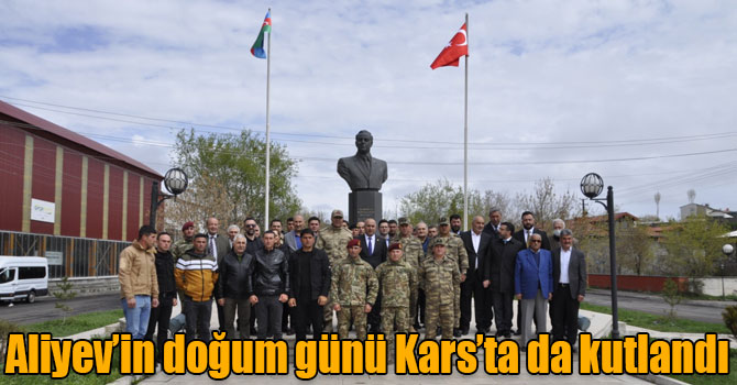 Haydar Aliyev’in 99’uncu doğum günü Kars’ta da kutlandı