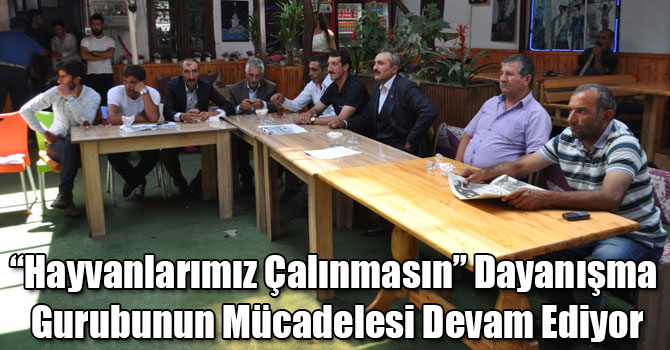 "Hayvanlarımız Çalınmasın" Dayanışma Gurubunun Mücadelesi Devam Ediyor
