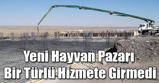 Yeni Hayvan Pazarı Bir Türlü Hizmete Girmedi