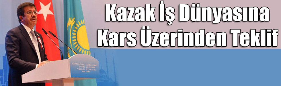 Kazakistan - Türkiye’ye Kars Demiryolu İle Bağlanacak