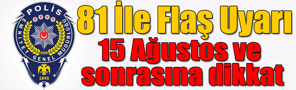 Polis Kıyafetiyle Eylem İçin 81 İl Uyarıldı