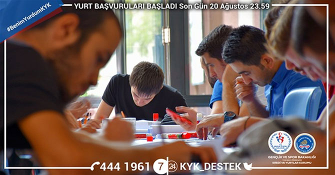 KYK Yurt Başvuruları Başladı