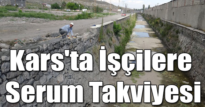 Kars'ta İşçiler Serum Takviyesiyle Ayakta Duruyor