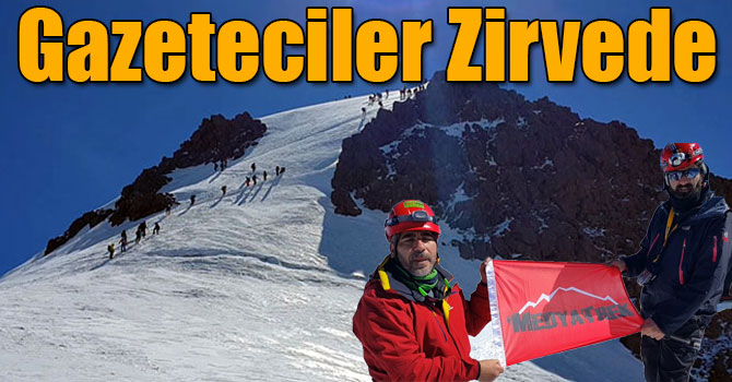 Gazeteciler 5 Bin 40 Metrelik Kazbek’in Zirvesinde