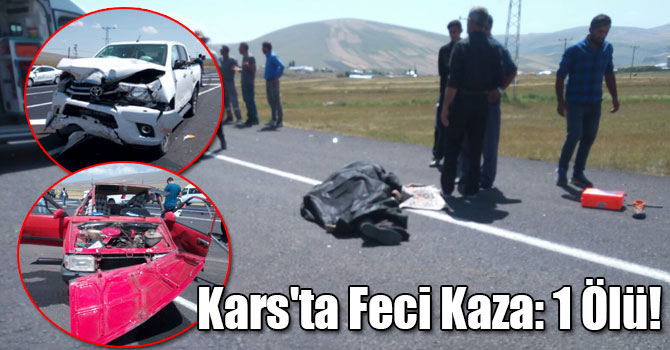Kars'ta Feci Kaza: 1 Ölü!