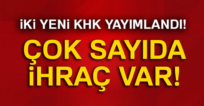 Resmi Gazete'de İki Yeni KHK Yayımlandı