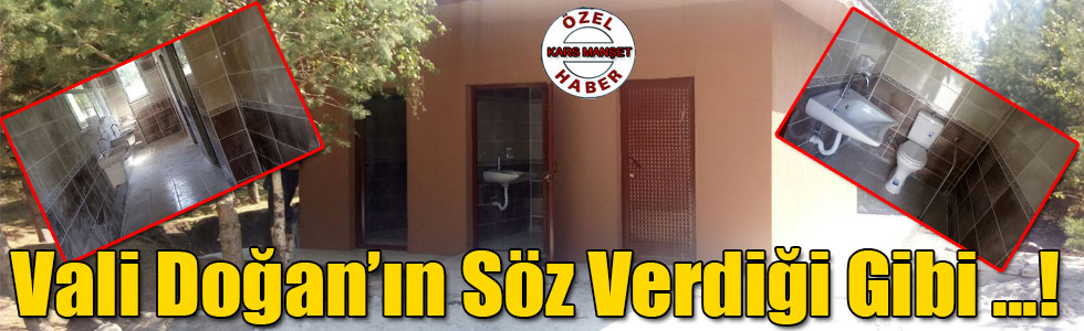 Çıldır Gölü'nde Tuvalet Sorunu Artık Yok!