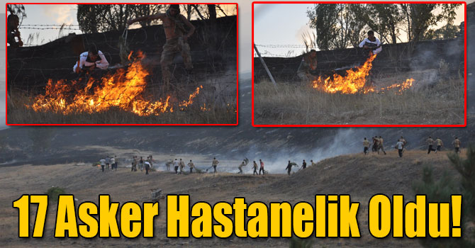 Kars'ta 17 Asker Hastanelik Oldu!