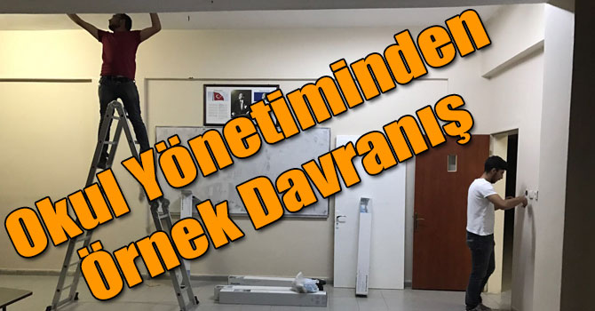 Okul Yönetiminden Örnek Davranış