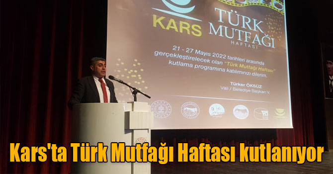 Kars'ta Türk Mutfağı Haftası kutlanıyor