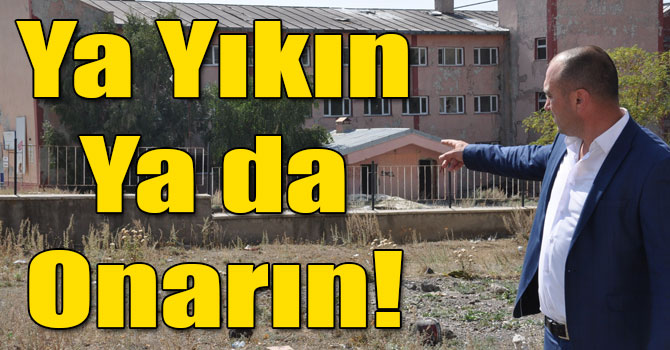 Fevzi Çakmak Muhtarının Atıl Binalardan Başı Dertte