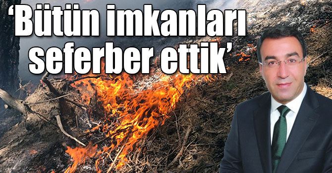 Başkan Toksoy’dan Sarıkamış Orman Yangını Açıklaması