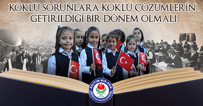 Eğitim Bir Sen Kars Şubesinin Basın Açıklaması