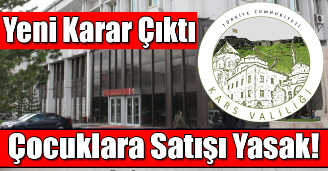 Yeni Karar Çıktı, Çocuklara Satışı Yasak!