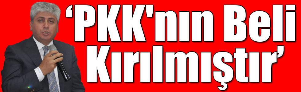 Vali Doğan: PKK'nın Ülke Genelinde Beli Kırılmıştır