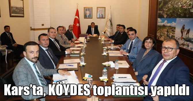 Kars’ta, KÖYDES toplantısı yapıldı