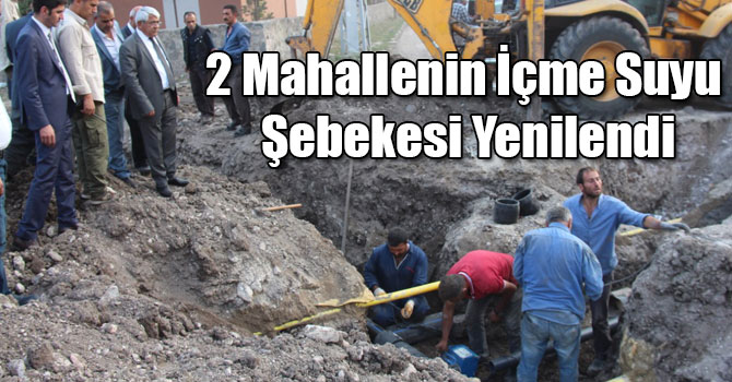 Kars Belediyesi Subatan Yolu Aydınlık Evler Mahallesinin İçme Suyu Şebekesini Yeniledi