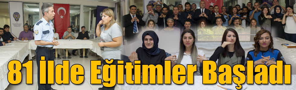 Emniyet Personeline İşaret Dili Eğitimi Başladı