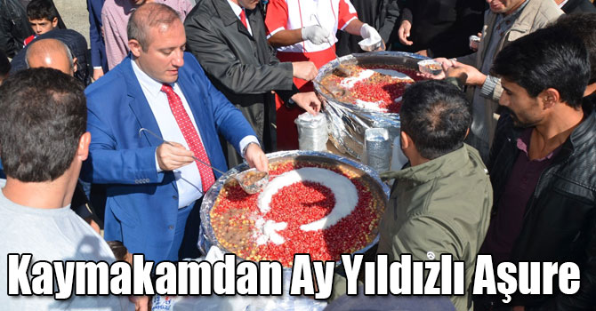 Kaymakamdan Ay Yıldızlı Aşure