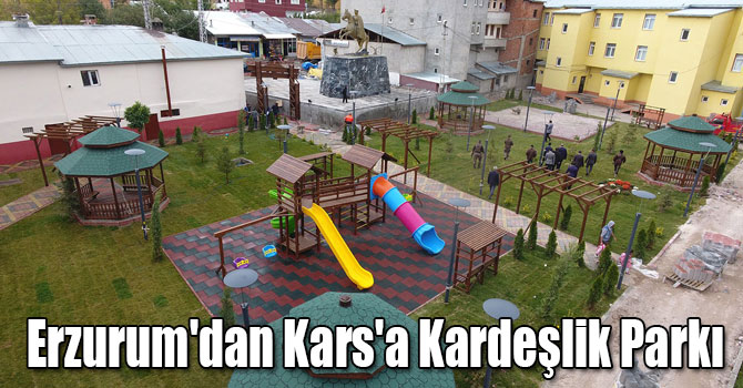 Erzurum'dan Kars'a Kardeşlik Parkı