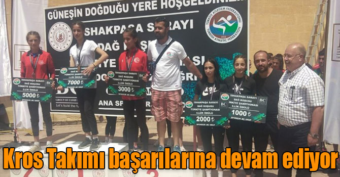 Kars Belediyesi Kros Takımı başarılarına devam ediyor