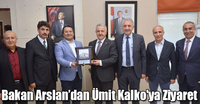 Bakan Arslan’dan Ümit Kalko'ya Teşekkür Ziyareti