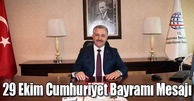 UDH Bakanı Ahmet Arslan'ın 29 Ekim Cumhuriyet Bayramı Mesajı