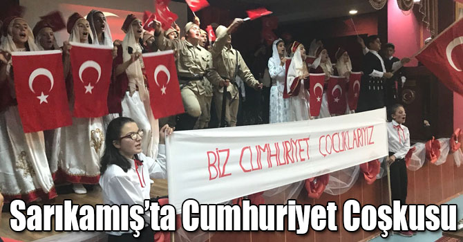 Sarıkamış’ta Cumhuriyet Coşkusu