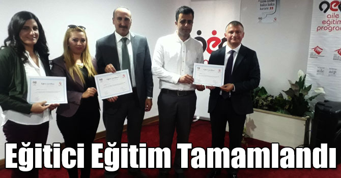 Kars'ta Eğitici Eğitim Tamamlandı
